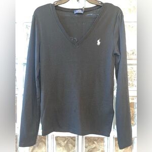 Polo V-neck Long-sleeve